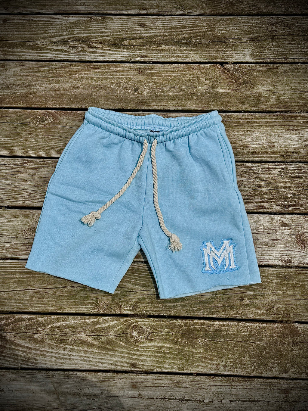 MANIFEST MILLIONS™—Sky Blue Manifest Shorts