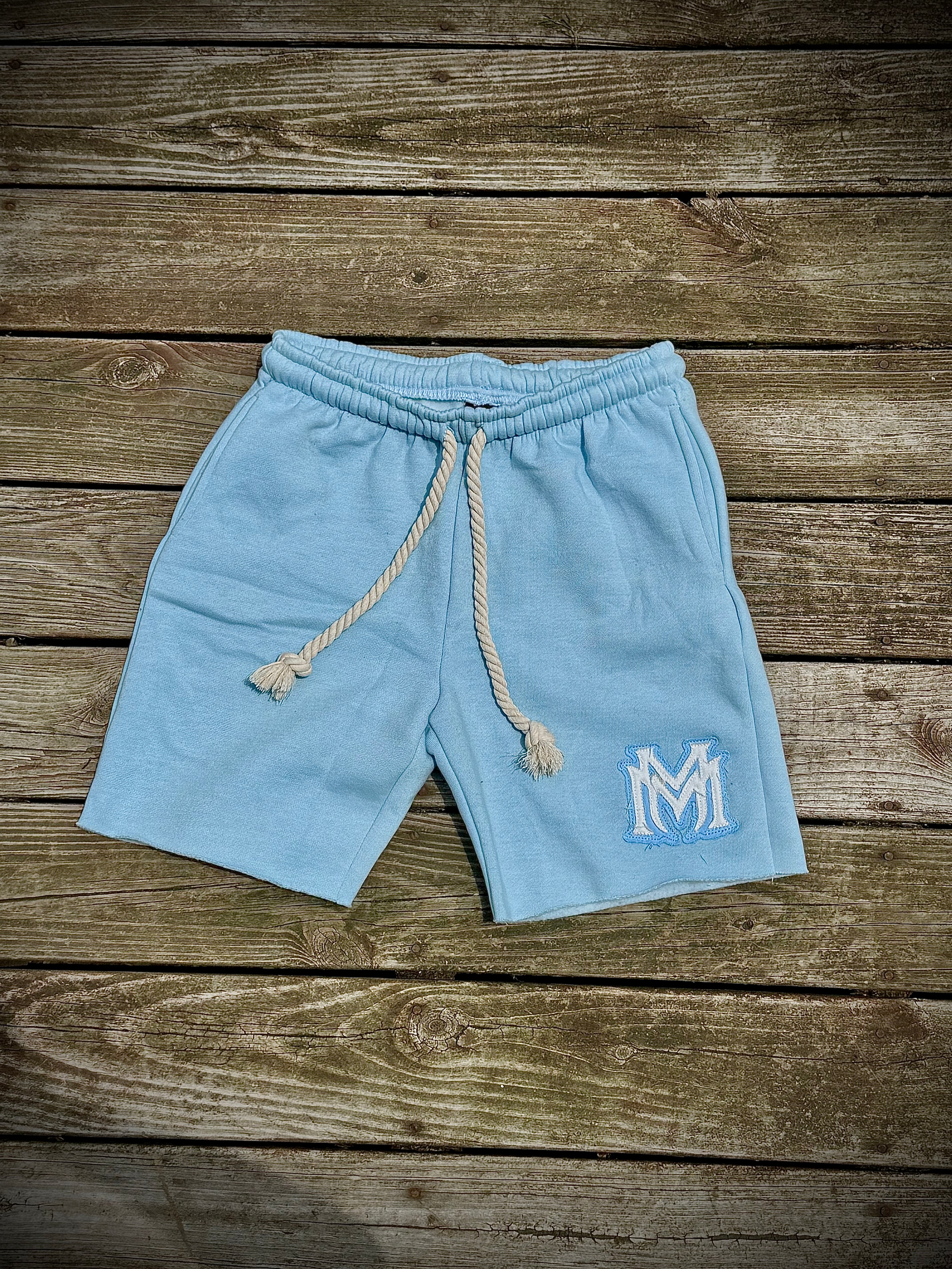 MANIFEST MILLIONS™—Sky Blue Manifest Shorts