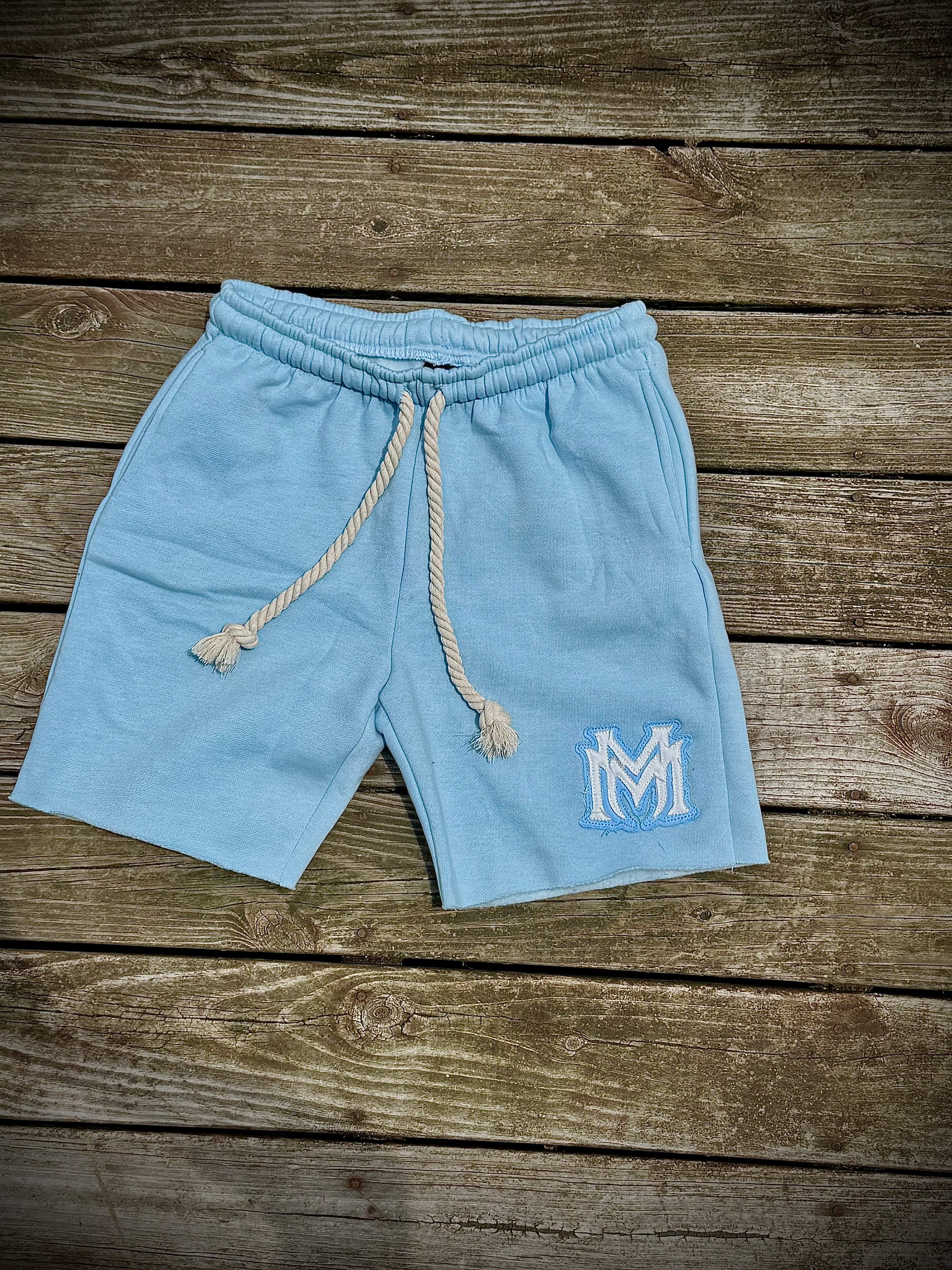 MANIFEST MILLIONS™—Sky Blue Manifest Shorts