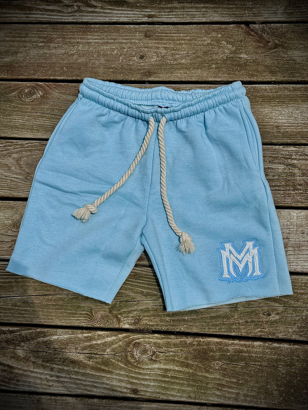 MANIFEST MILLIONS™—Sky Blue Manifest Shorts