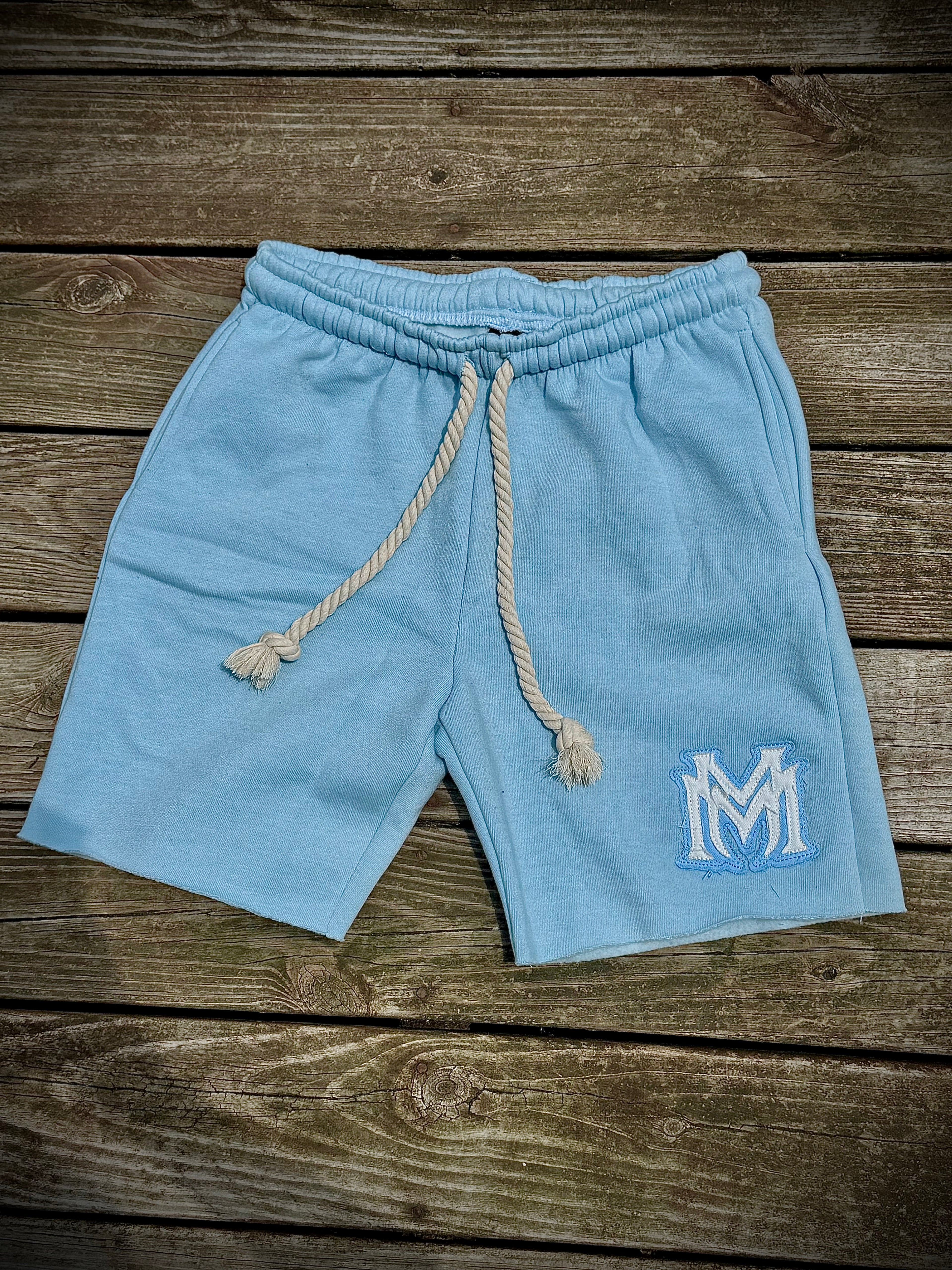 MANIFEST MILLIONS™—Sky Blue Manifest Shorts