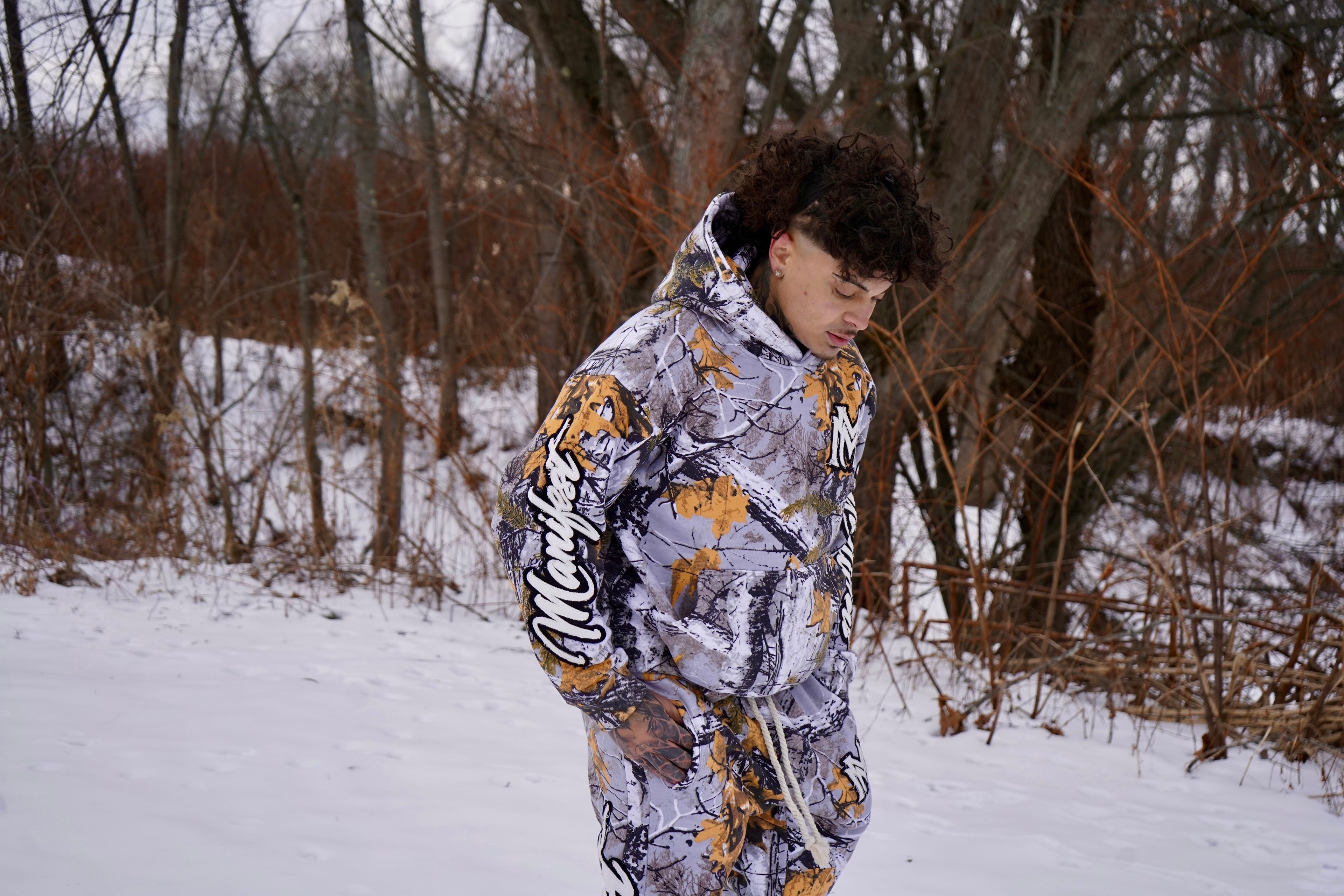 Manifest Millions® Luxury Heavyweight Set — Classic Camo Edition (Double Embroidery) | Unisex Fit| Zip-ups