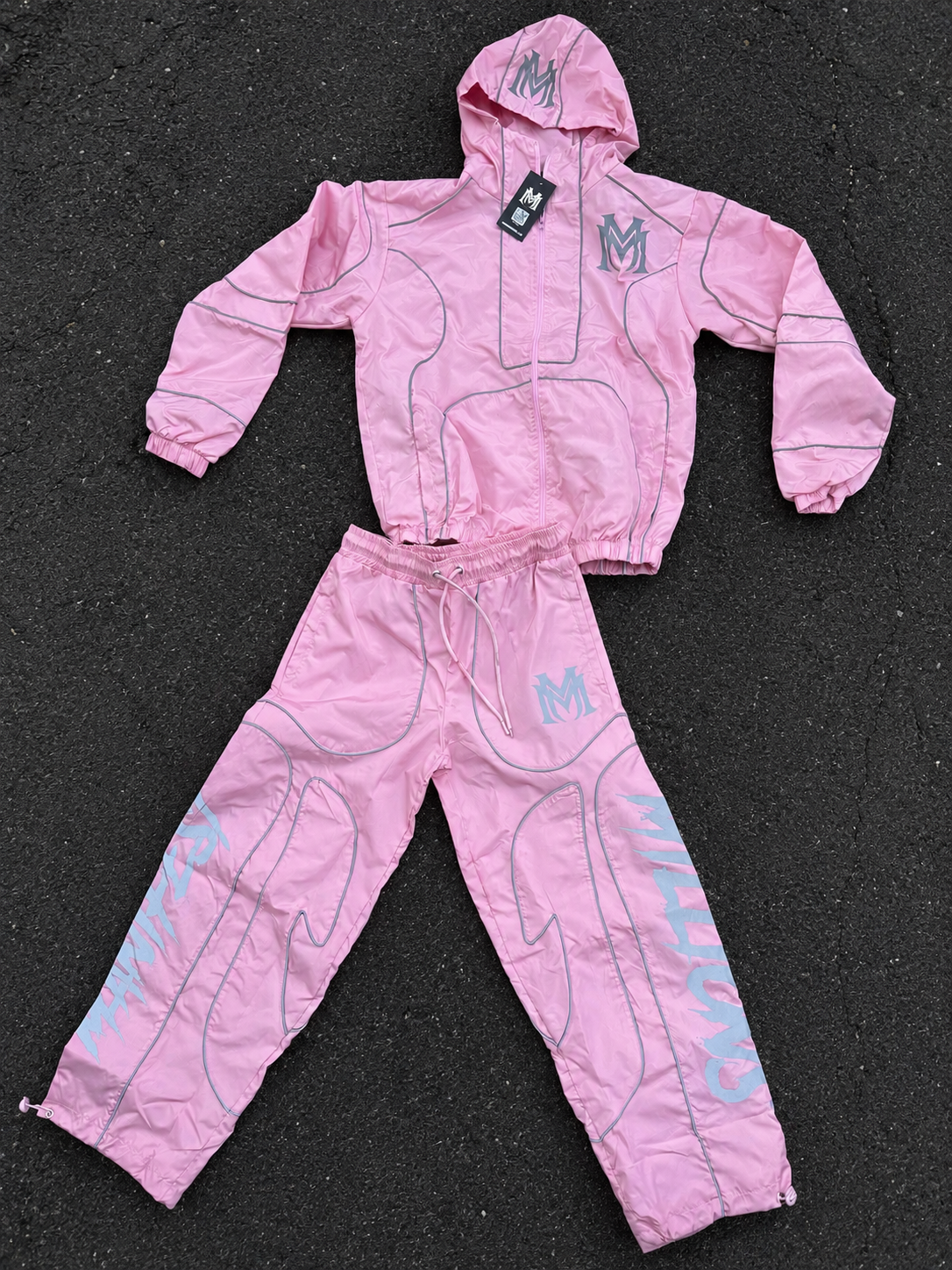 Manifest Millions® Pink Reflective Windbreaker Set
