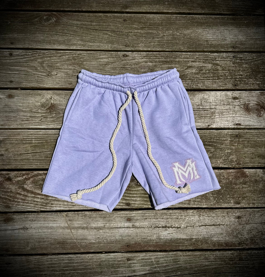 MANIFEST MILLIONS™ — Pastel Purple Manifest Shorts