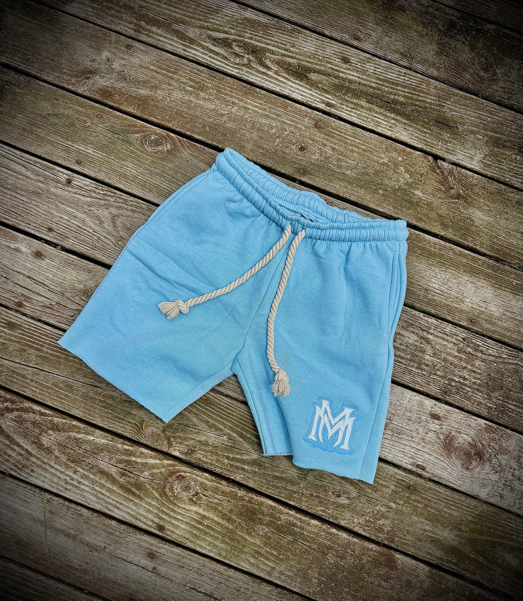 MANIFEST MILLIONS™—Sky Blue Manifest Shorts