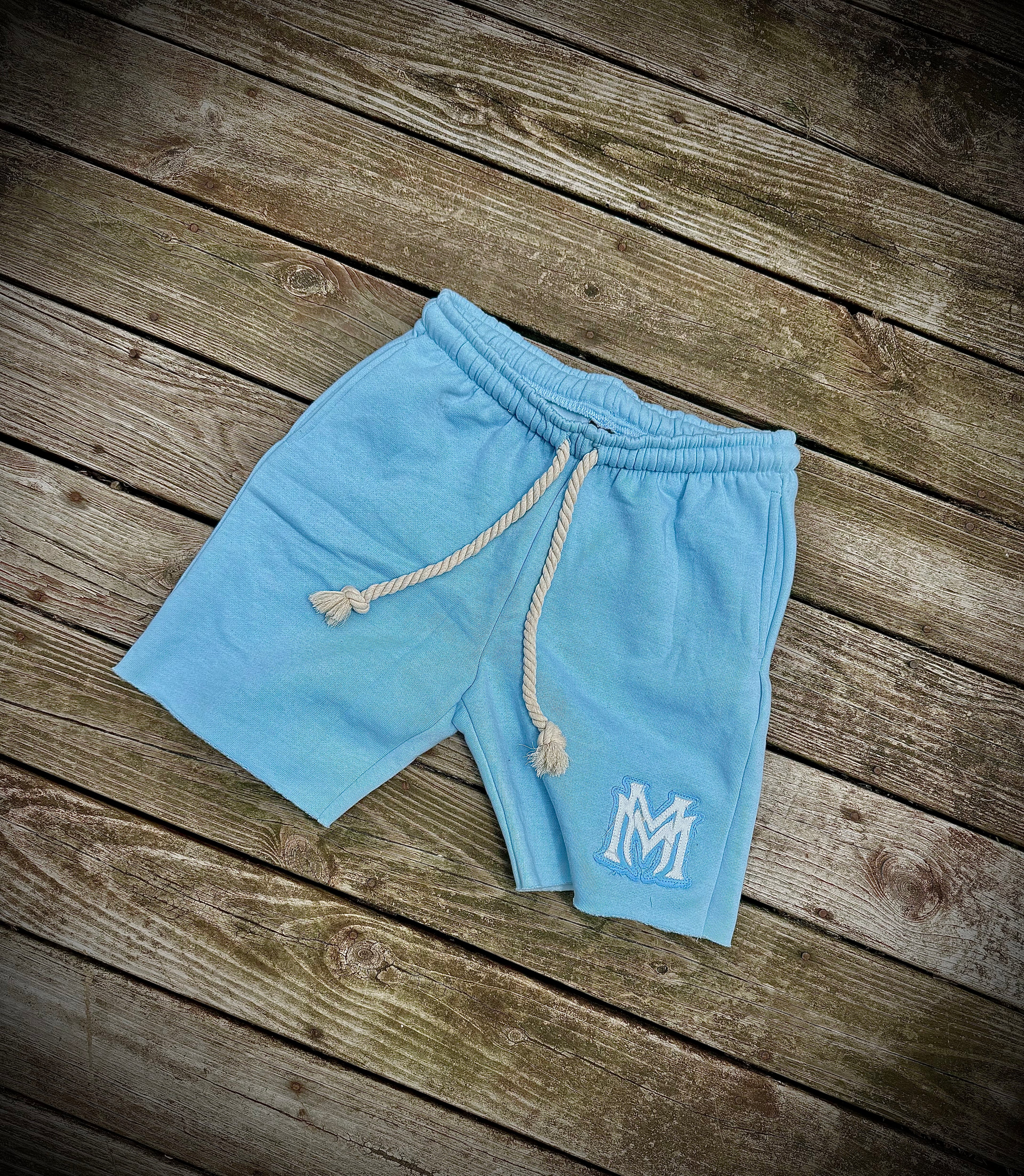 MANIFEST MILLIONS™—Sky Blue Manifest Shorts