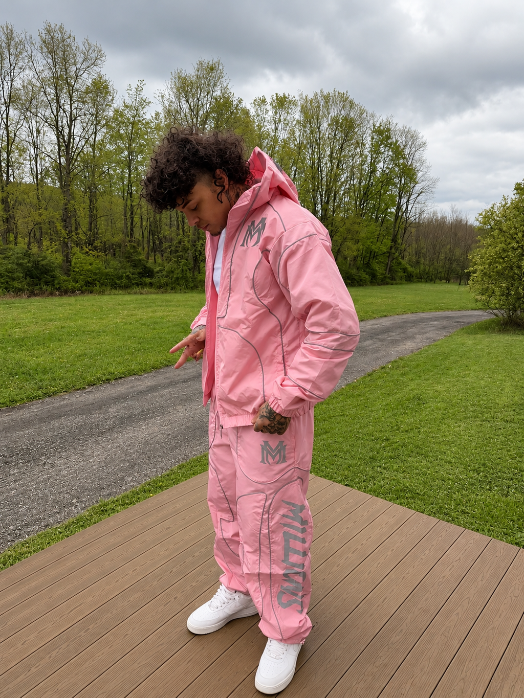 Manifest Millions® Pink Reflective Windbreaker Set