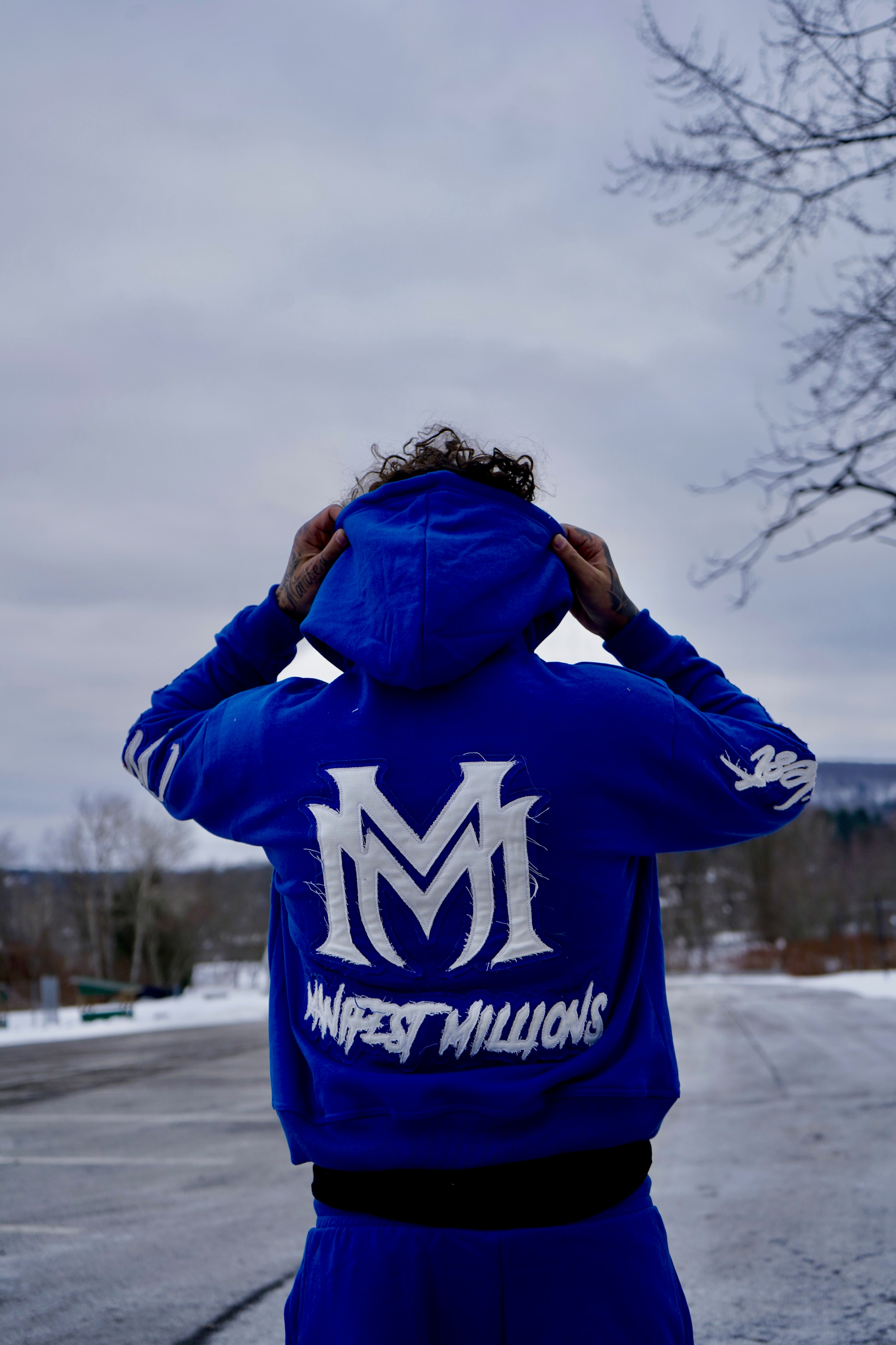 Manifest Millions® Luxury Heavyweight Set — Royal Blue Edition| Unisex Fit