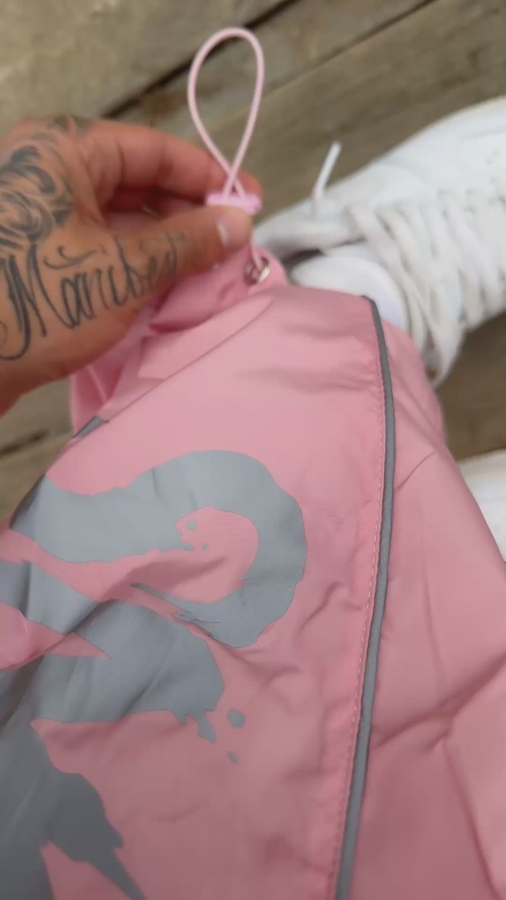 Manifest Millions® Pink Reflective Windbreaker Set